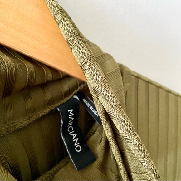 MARCIANO | Olive Green Turtleneck Dress - Picture 6 of 9